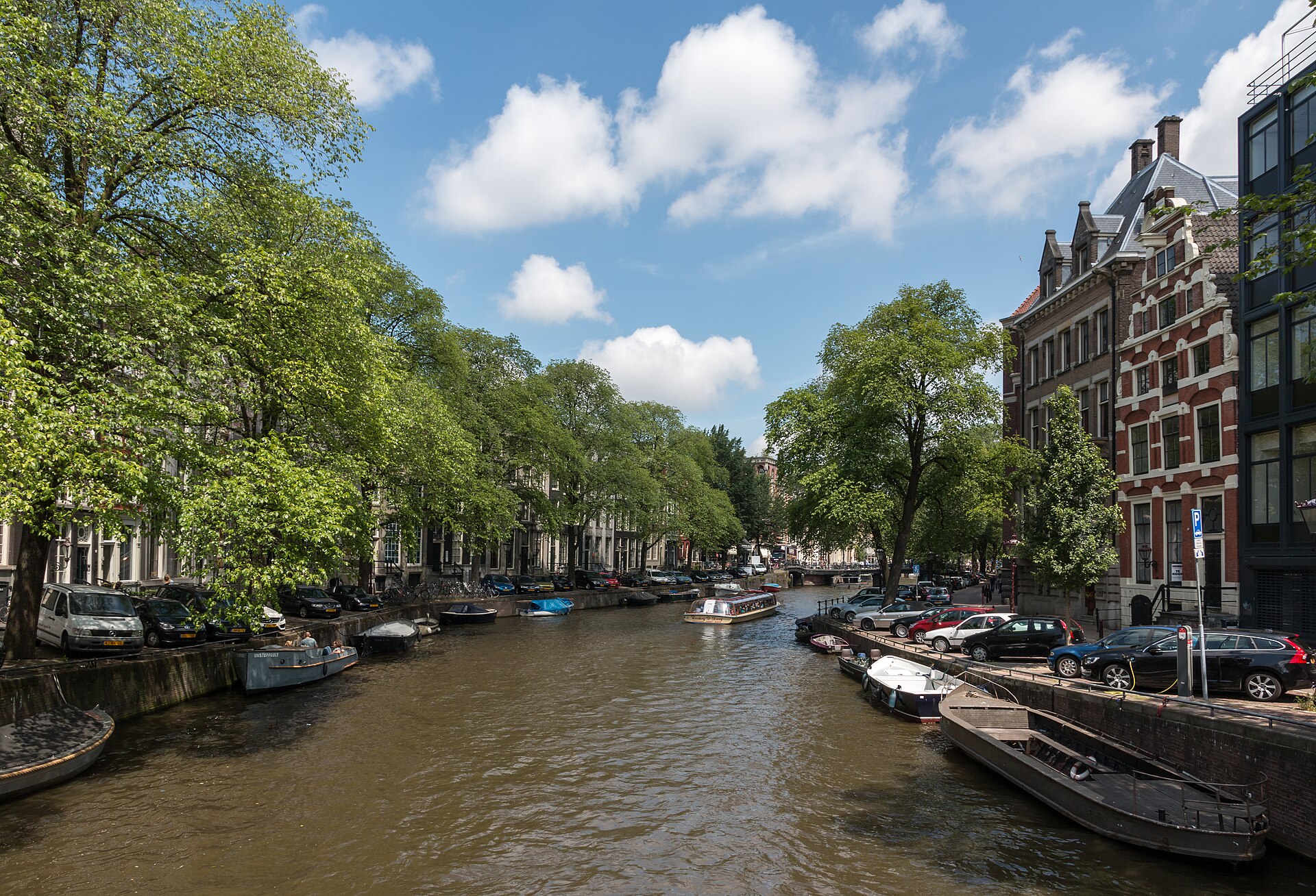 Kanal Herengracht w Amsterdamie