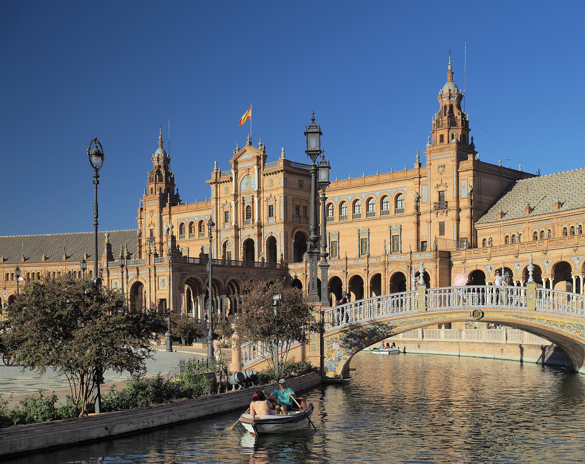 Plaza de Espana w Sewilli